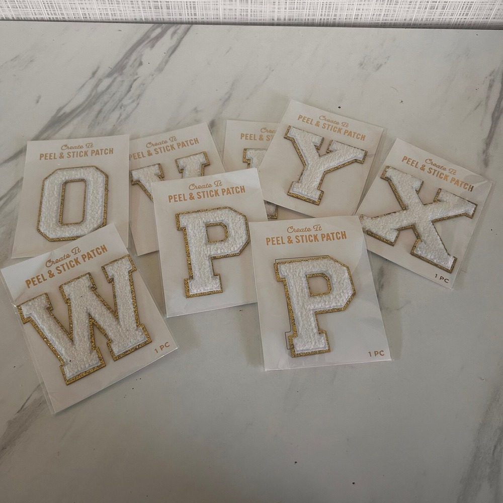 Fabric Decorative Peel & Stick Letters‎ & Numbers Lot of 53 Puffy 2" & 3" New! - Picture 5 of 7